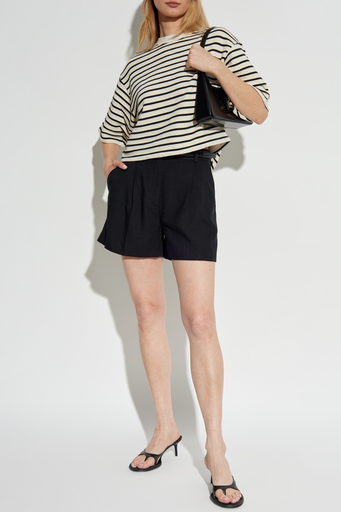 【関税込み】ANINE BING ブラック Trent ショートパンツ Black Trent shorts Anine Bing - Vitkac Italy
